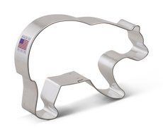 Ann Clark Grizzly Bear Cookie Cutter - 5.25 Inches - Tin Plated Steel