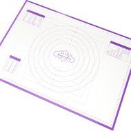 BakeitFun Silicone Pastry Mat With Measurements, Standard Size 23&quot; x 15&quot;, Full Sticks To Countertop For Rolling... N26