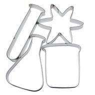 ComputerGear Science Lab Cookie Cutter Set (4)