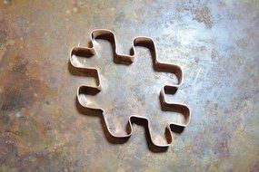 Hashtag Copper Cookie Cutter N4