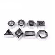 Yosoo 24pcs Geometric Shape Cookie Cutters Set - Stainless Steel Biscuit Chocolate Cutters Set Assorted Shapes... N2