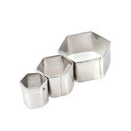 Yosoo 24pcs Geometric Shape Cookie Cutters Set - Stainless Steel Biscuit Chocolate Cutters Set Assorted Shapes... N8