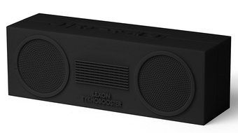 Dark Grey Tykho Rubber Rechargeable Bluetooth Speaker Booster