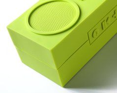 Dark Grey Tykho Rubber Rechargeable Bluetooth Speaker Booster N7