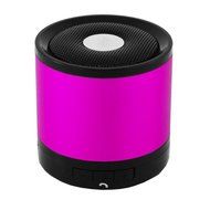 Micro BOOM Bluetooth Speaker &amp; Speaker Phone New PINK wireless or wired connnection