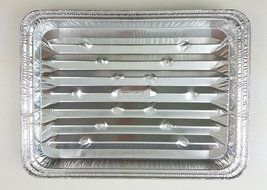 Disposable Aluminum Foil Broiler Baking Cooking Pan - HFA REF # 333 (100)