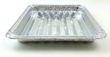 Disposable Aluminum Foil Broiler Baking Cooking Pan - HFA REF # 333 (100) N3