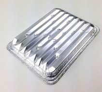 Disposable Aluminum Foil Broiler Baking Cooking Pan - HFA REF # 333 (100) N5