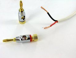 Ocelot Banana Plugs, 24k Gold Plated Connectors, Open Screw Type, 12 Pair N2