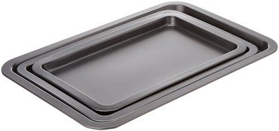 AmazonBasics 3-Piece Baking Sheet Set N4