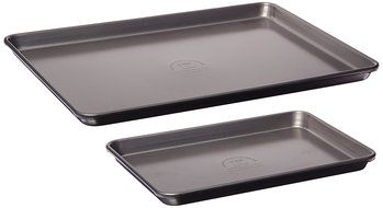 KitchenAid KBNSS95SH Professional-Grade Nonstick Quarter Sheet and Half Sheet Pans Set of 2 Bakeware