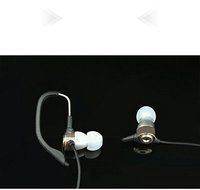 In-ear Ear-Hook Stereo Earphone 3.5mm Plug Sport Running Headphone For PC MP4 iPad iPhone Samsung Color Black N2
