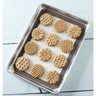 Nordic Ware 01335 Holiday Cast Cookie Stamps, Set of 3 N6