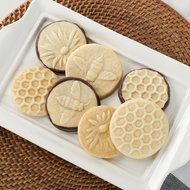 Nordic Ware 01335 Holiday Cast Cookie Stamps, Set of 3 N10