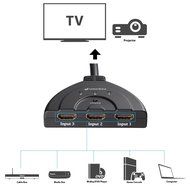 Fosmon HD1831 3-Port HDMI Switch with Pigtail Cable N5