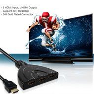 Fosmon HD1831 3-Port HDMI Switch with Pigtail Cable N7