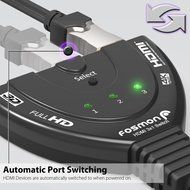 Fosmon HD1831 3-Port HDMI Switch with Pigtail Cable N13