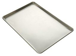 Focus Foodservice Commercial Bakeware 23-Gauge Natural Finish Aluminum-Sheet Pan, 1/4-Sheet