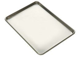 Focus Foodservice Commercial Bakeware 23-Gauge Natural Finish Aluminum-Sheet Pan, 1/4-Sheet N3