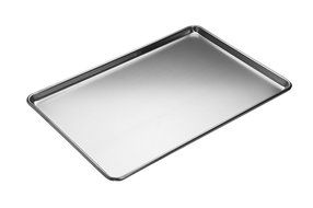 Focus Foodservice Commercial Bakeware 23-Gauge Natural Finish Aluminum-Sheet Pan, 1/4-Sheet N4