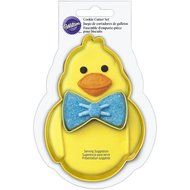 Wilton 2308-0217 2-Piece Duck and Bowtie Cookie Cutter Set, Assorted