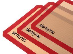 Siensync Silicone Baking Mat - 3 Set of 11.5 x16.4 Inch Half Sheet Calories Reduce Cookie Mat, Non-Stick Heat... N3