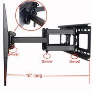 VideoSecu Tilt Swivel TV Wall Mount 32"- 55" LCD LED Plasma TV Flat Screen with VESA 200x200,400x400,up to 600x400... N3