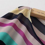 AIMTOPPY Sexy Women Summer Perspective Casual Loose Chiffon Tops short sleeve Blouses T-Shirt (L, Colorful) N5