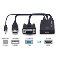 VAlinks Active HDMI Male to VGA Male D-SUB 15 Pin M/M Video Converter Cable Adapter Support Full 1080P Convert... N17