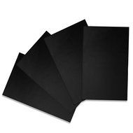 (Set of 4) Premium Non-Stick Baking Mats and Cookie Sheets - Black (15.75 x 13)