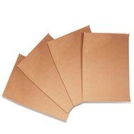 (Set of 4) Premium Non-Stick Baking Mats and Cookie Sheets - Black (15.75 x 13) N8