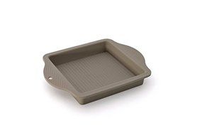 BergHOFF Studio Square Silicone Cake Mold, Natural N2