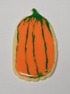 Tall Rustic Halloween Pumpkin Cookie Cutter N4