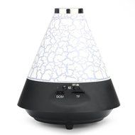 T12 Bluetooth Speaker with Color LED - Handsfree, Micro SD Card Support, FM Radio, Bluetooth 2.1 +EDR (Black)