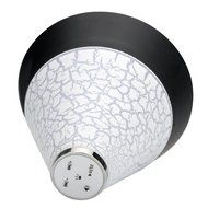 T12 Bluetooth Speaker with Color LED - Handsfree, Micro SD Card Support, FM Radio, Bluetooth 2.1 +EDR (Black) N2