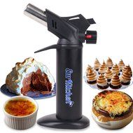 EurKitchen Kitchen Torch - Butane Culinary Torch for Creme Brulee and more - Powerful Blow Torch for Soldering... N2