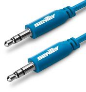 Sentey LS-6620 Braided Metal Stereo Male to Male Aux Cable, 3 Feet(3.5mm) N9