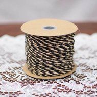 2 Pack-Bakers Twine, Twisted Jute Yarn, 50 Yards, Natural &amp; Black