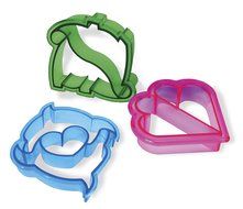 Evriholder Set of 3 Sandwich Crust Cutters, DynoBytes/FlipperBytes/SweetBytes