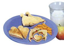 Evriholder Set of 3 Sandwich Crust Cutters, DynoBytes/FlipperBytes/SweetBytes N2