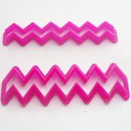 Chevron Fondant / Cookie Cutter For Cake Decorating icing Fondant N3