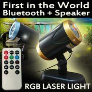 Innovatek Wireless Bluetooth Laser Lights, RGB, Gold