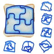 Lackingone Sandwich Cutter Shapes-Cake, Cookie &amp; Sandwich Crust Cutter Set for Kids DIY Bread Mold 10PCS N3