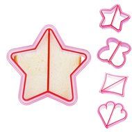 Lackingone Sandwich Cutter Shapes-Cake, Cookie &amp; Sandwich Crust Cutter Set for Kids DIY Bread Mold 10PCS N6