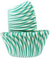 Regency Wraps Greaseproof Baking Cups, Yellow and White Pisa Stripe, 40-Count, Standard.
