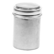 Estone Stainless Chocolate Shaker Dredge Icing Sugar Salt Cocoa Flour Coffee Sifter Lid