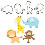 CUTIE CUPCAKE JUNGLE SET/4