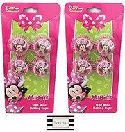 Minnie Mouse Mini Baking Cups - Two Packs of 100