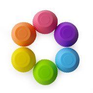 MIREN Reusable and Non-stick Mini Silicone Baking Cups/Muffin Cup Molds/Mini Chocolate Holders/Truffle Cups -24... N2