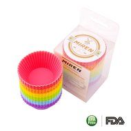 MIREN Reusable and Non-stick Mini Silicone Baking Cups/Muffin Cup Molds/Mini Chocolate Holders/Truffle Cups -24... N3